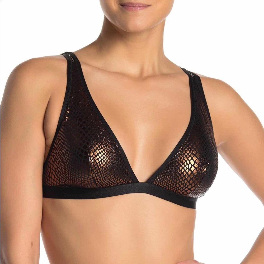 Cosabella Bisou Textured Bralette Soft Bra, Medium